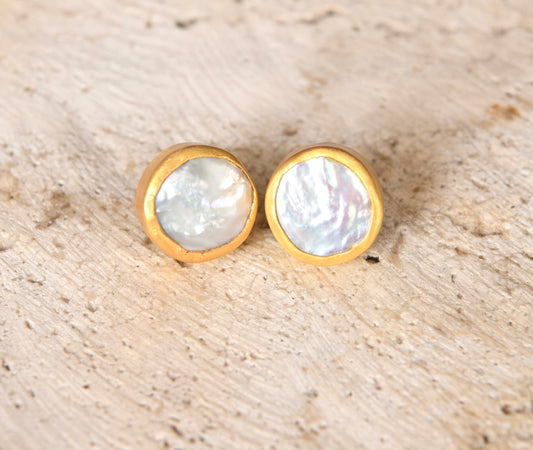 Baroque Pearl Studs