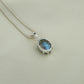 Labradorite Pendant with Chain