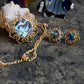 Blue Lagoon Abalone Pendant Set