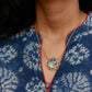 Blue Lagoon Abalone Pendant Set