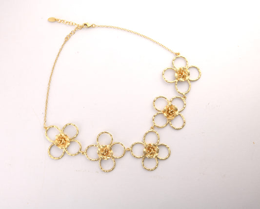 Wreath of Flowers Necklace