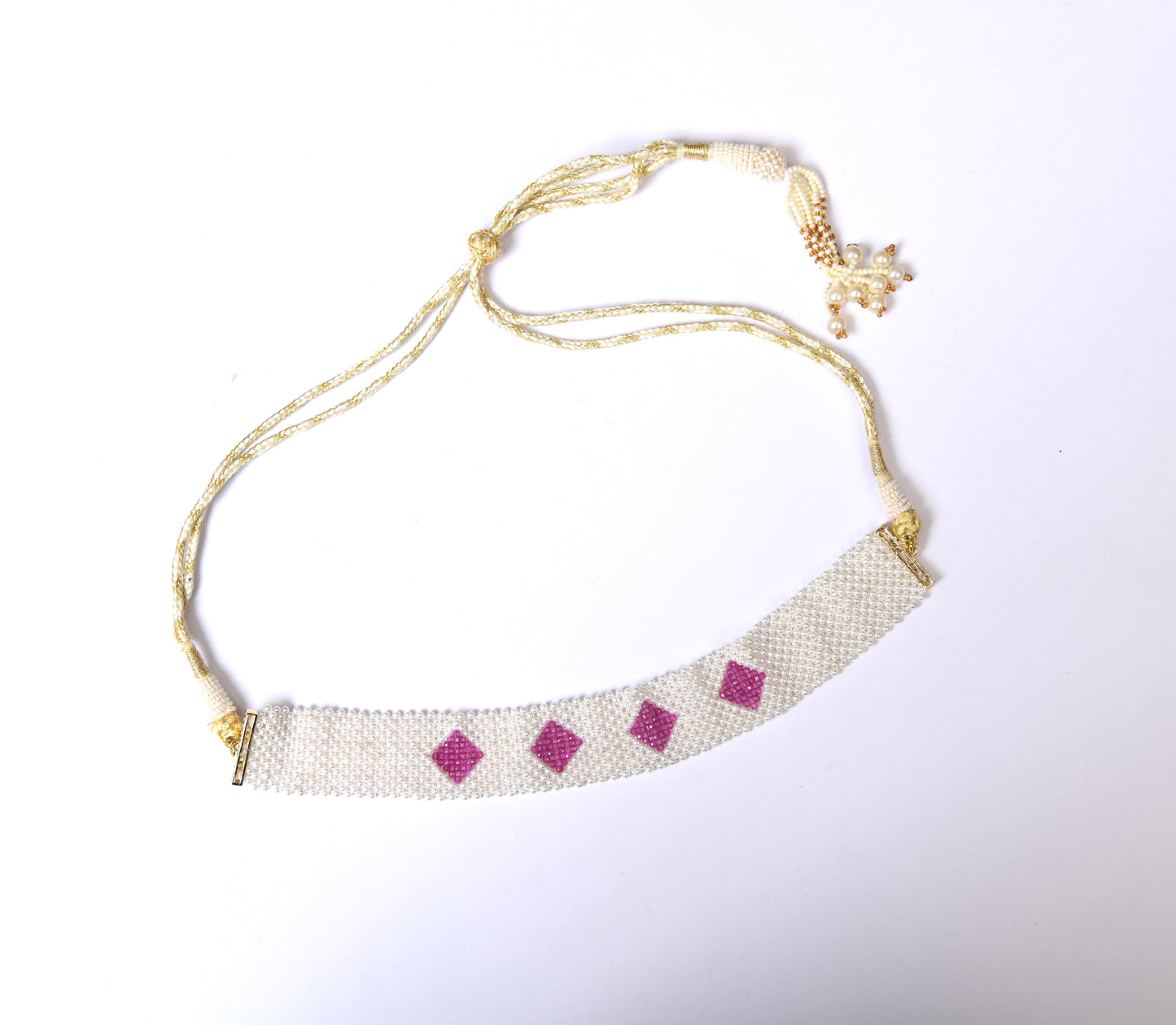 Pearl Ruby Choker Band