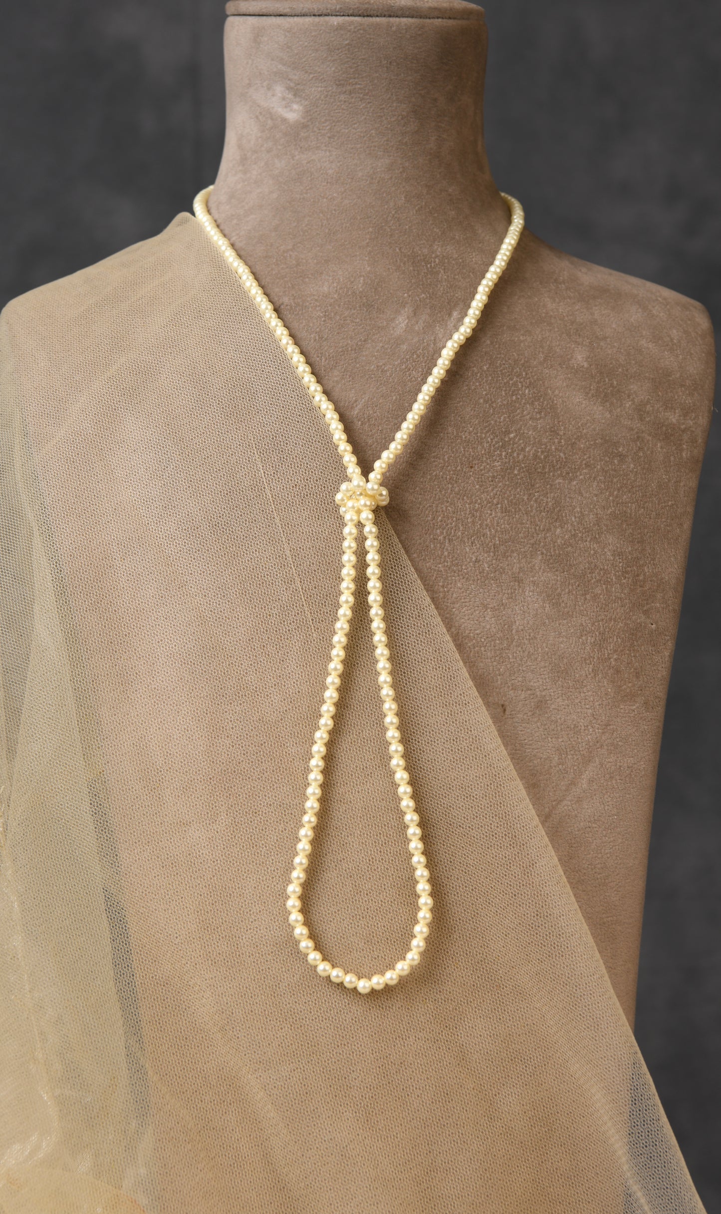 Long Styling Pearls Necklace