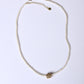 Minimalistic Golden Bead Pearl Necklace