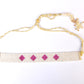 Pearl Ruby Choker Band