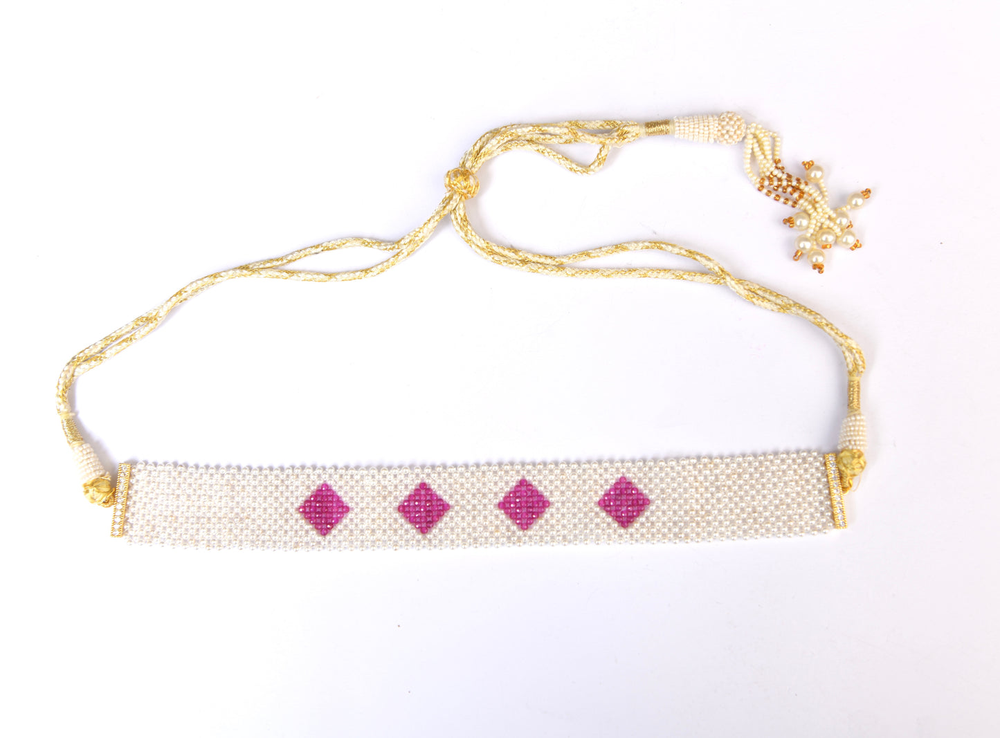 Pearl Ruby Choker Band