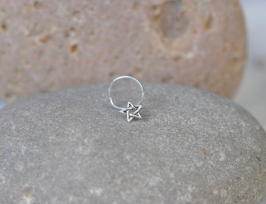 Little Star Silver Nose Pin