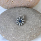 Corn Flower Blue Stone Silver Nose Pin
