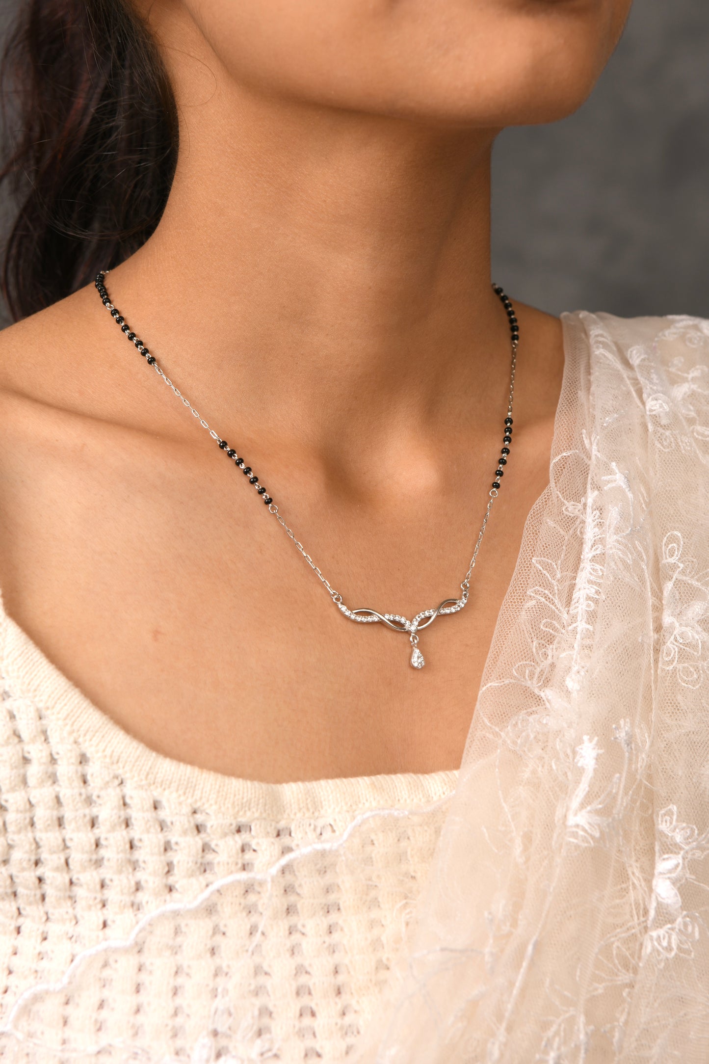 Eternal Elegance Silver Mangalsutra