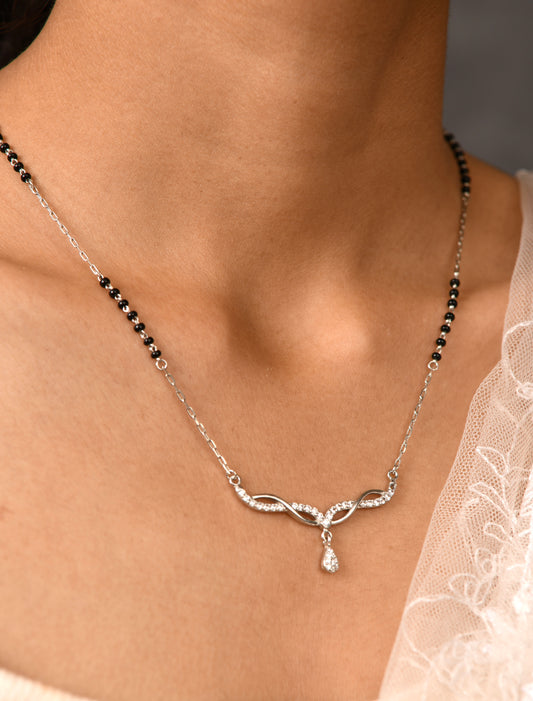 Eternal Elegance Silver Mangalsutra