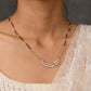 Trendy Rose Gold Floral Mangalsutra