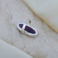 Chakra Grace Natural Amethyst Silver Ring