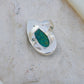 Ocean Drop Chrysocolla Silver Ring