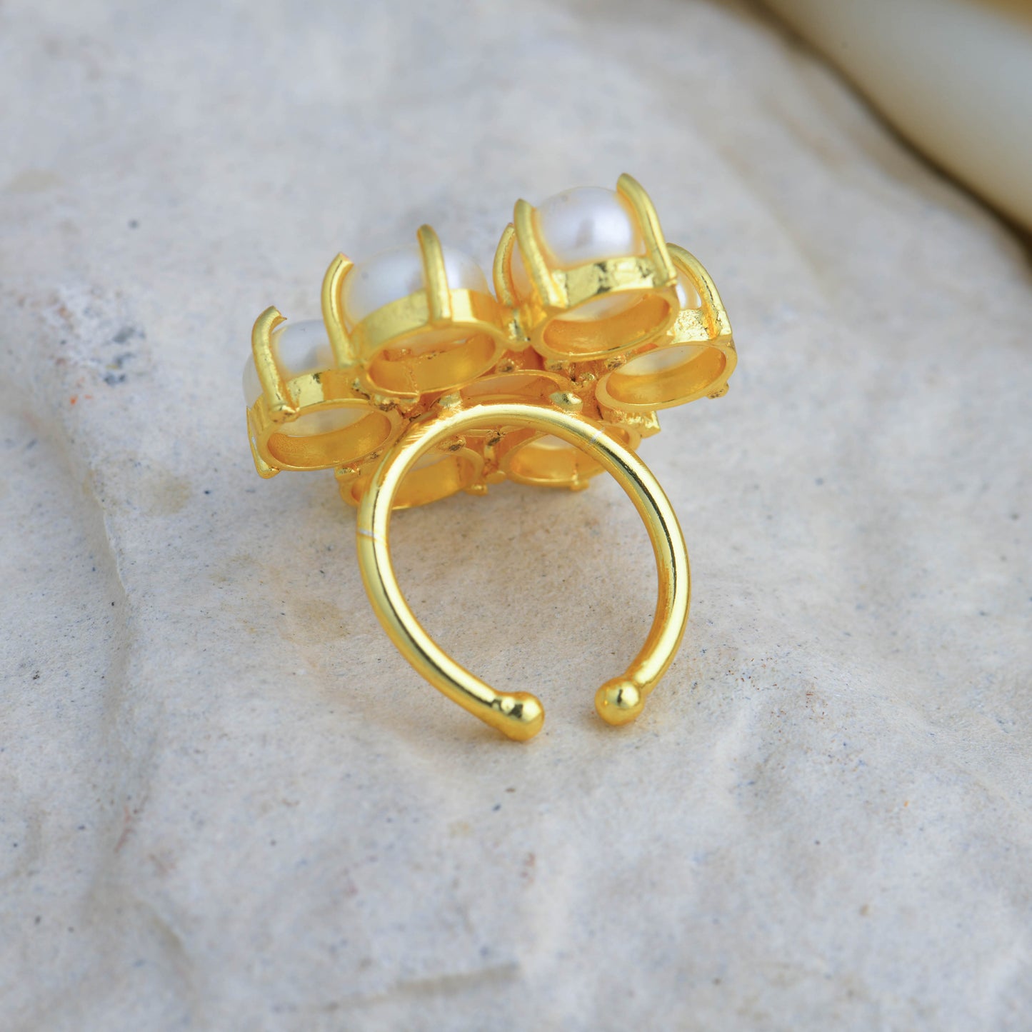 Pearl Flower Ring