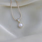 Pearl Bud Minimal Pearl Pendant Set