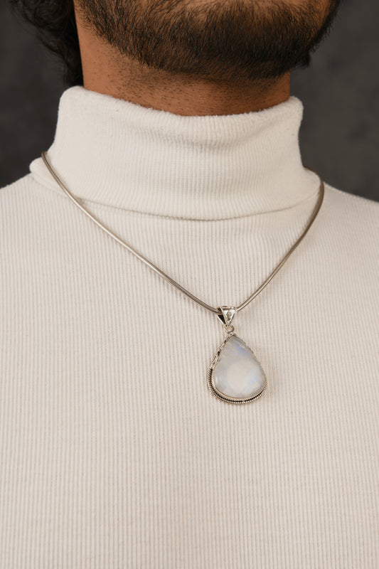 Moonstone Pear Pendant(2)