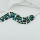 Freshwater Pearl  Chrysocolla Bracelet