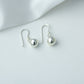 Silver Ball Earrings( 8mm )
