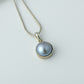 Midnight Pearls Pendant Set (Without chain)