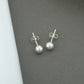 Silver Ball Studs( 4mm )