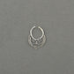 Filigree Silver Septum Ring(Non Piercing)