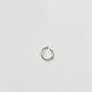 Mogra Black Onyx Silver Nose Pin