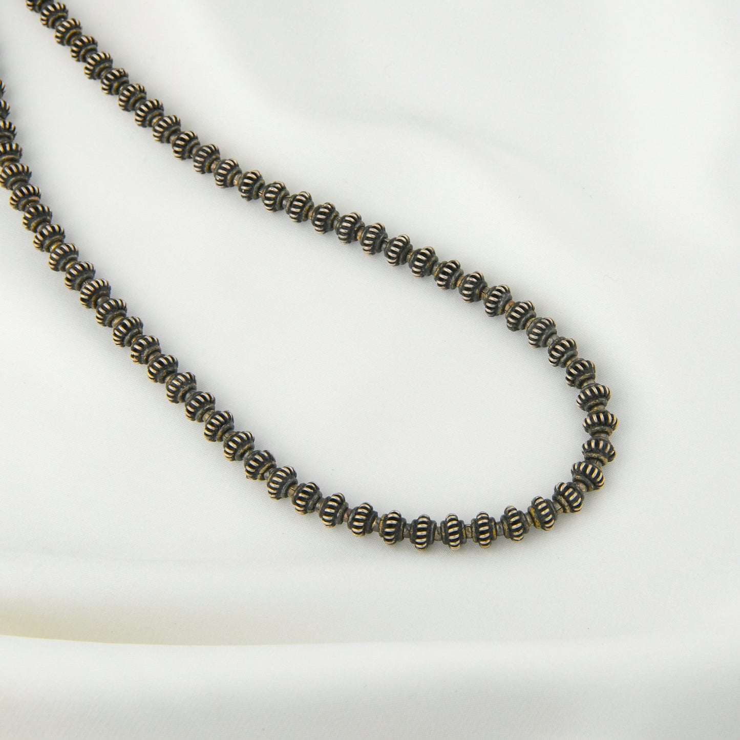 Silver Beads Traditional Necklace