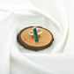 Malachite Delicate Adjustable Ring