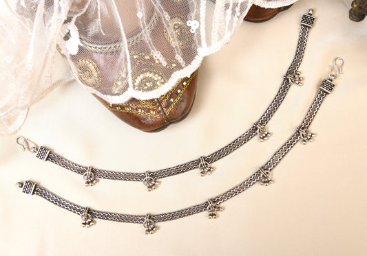 Jhanak Silver Anklets