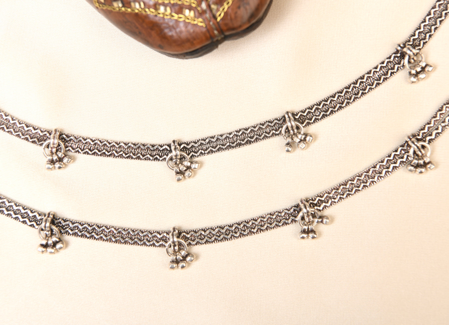 Jhanak Silver Anklets