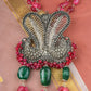 Mor Mahal Totapari Silver Designer Necklace
