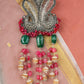 Mor Mahal Totapari Silver Designer Necklace