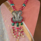 Mor Mahal Totapari Silver Designer Necklace