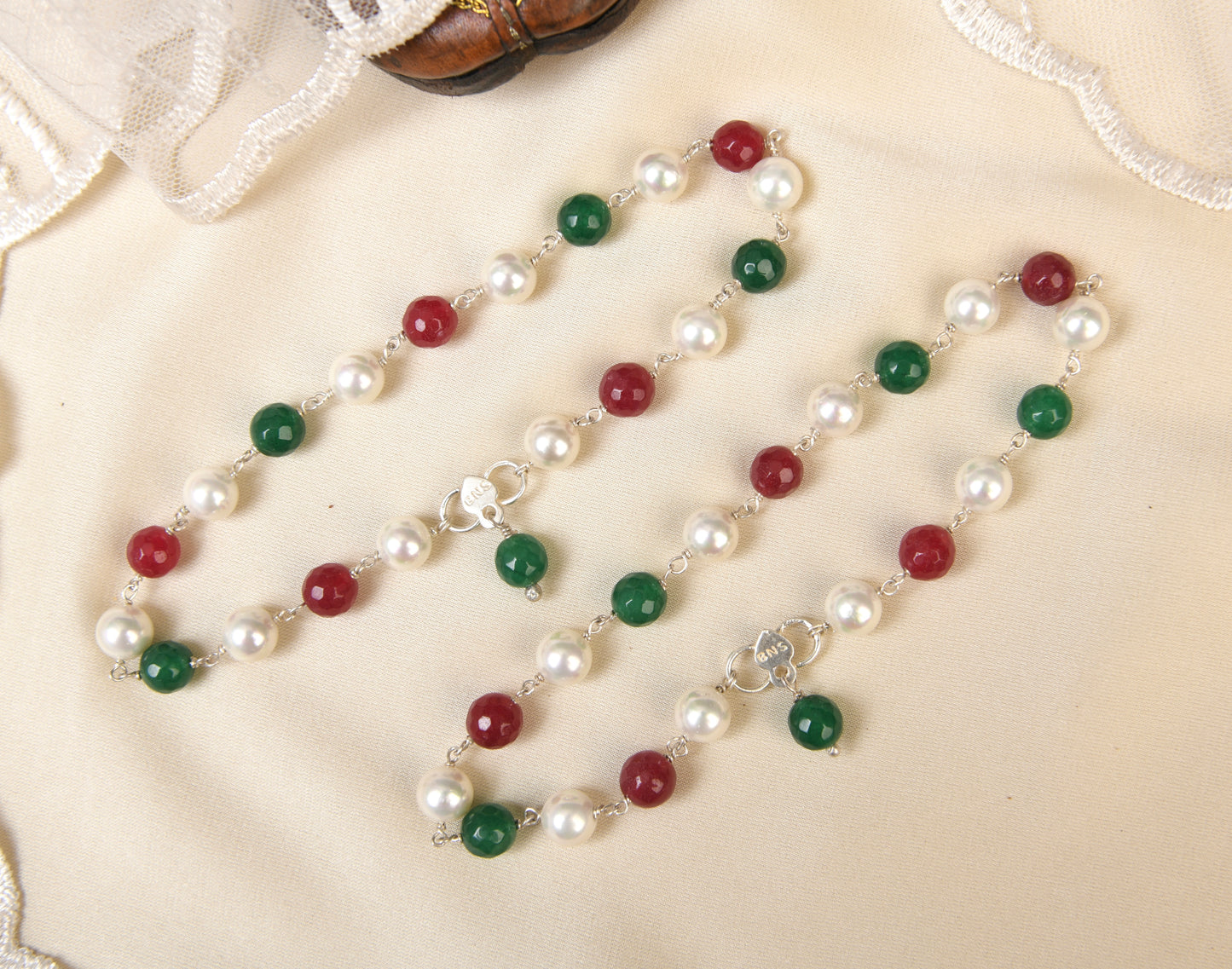 Handmade Unique Pearl Anklets