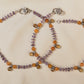 Handmade Multi Stone Anklets