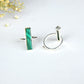 Malachite Delicate Adjustable Ring