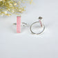 Rose Quartz Delicate Adjustable Ring