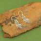 Cute Owl Silver Earrings