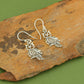 Cute Owl Silver Earrings