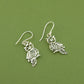 Cute Owl Silver Earrings