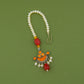 Madhu Chandrika Pearl Silver Maang Tikka