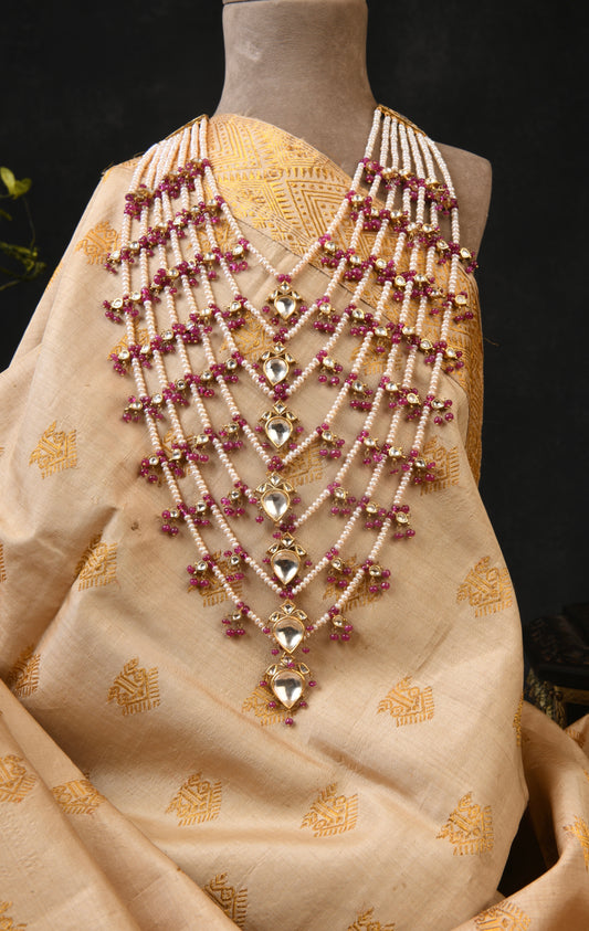 Jahanara Kundan Pearl Necklace