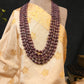 Pearl Rubies Multi Layered Necklace