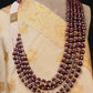 Pearl Rubies Multi Layered Necklace