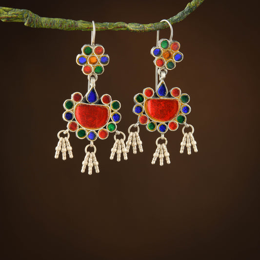 Antique Mirror Earrings