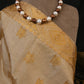 Cinnamon Chocolate Pearls Necklace Set