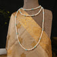 Pearl Amazonite Long Styling Necklace