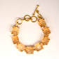 Uncut Citrine Bracelet