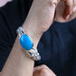The Khan Silver Turquoise Bracelet