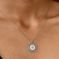 Rebecca Cubic Zirconia Silver Necklace